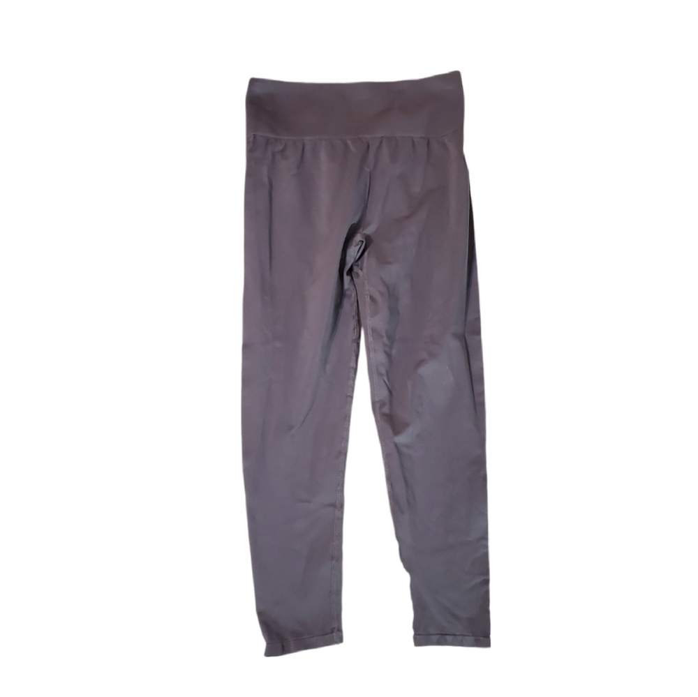 Women's Grey‎ Seamless Workout Contour High Rise Leggings Medium